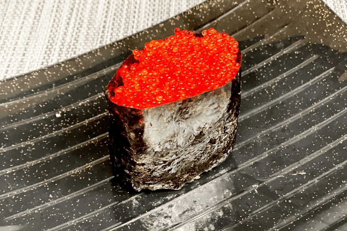 Tobiko (Flying Fish Roe) Nigiri