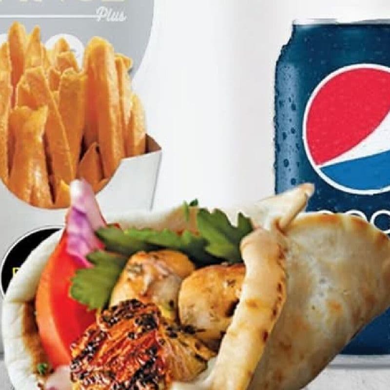 Trio pita au poulet