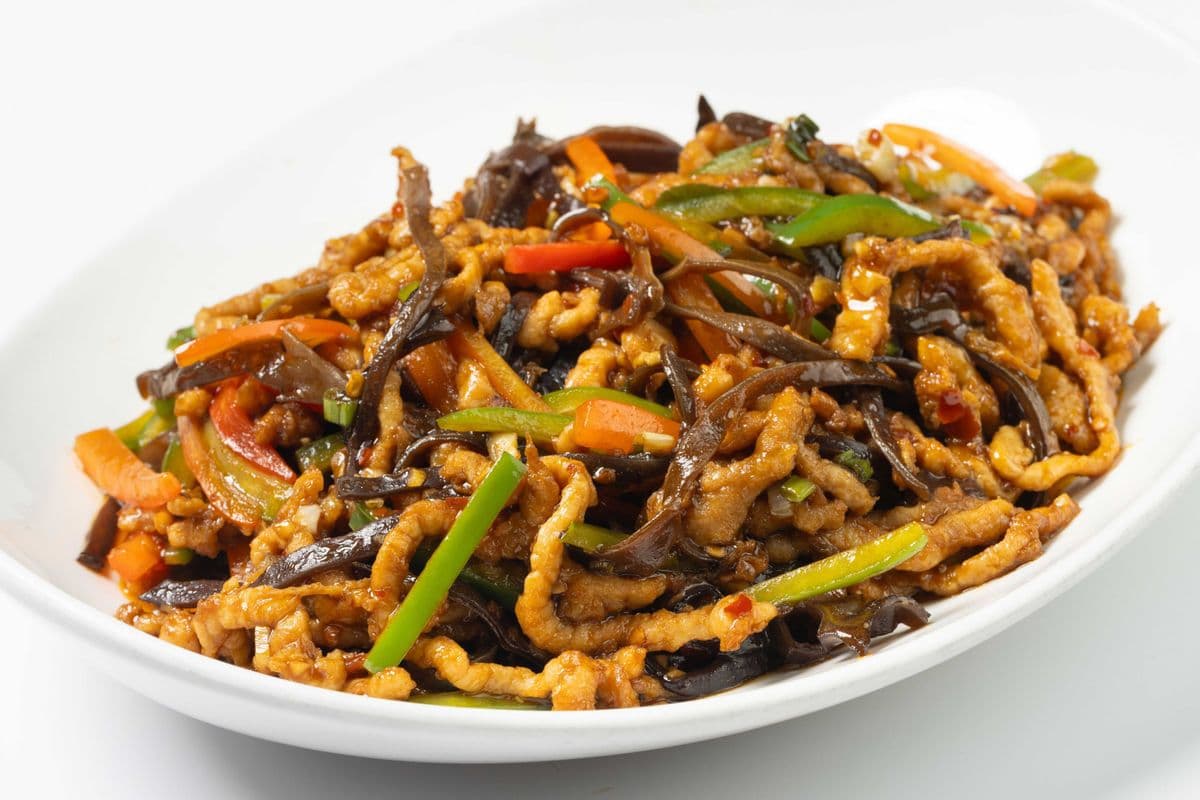 508 Shredded Pork w/ Tangy Garlic Sauce 魚香肉絲 🌶️