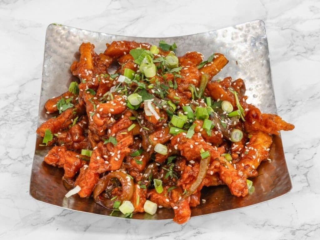 Honey Garlic Chilli Potato