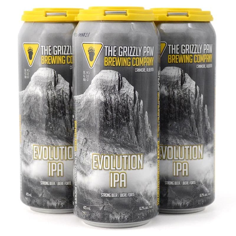 Grizzly Paw Evolution IPA (4 x 473mL)