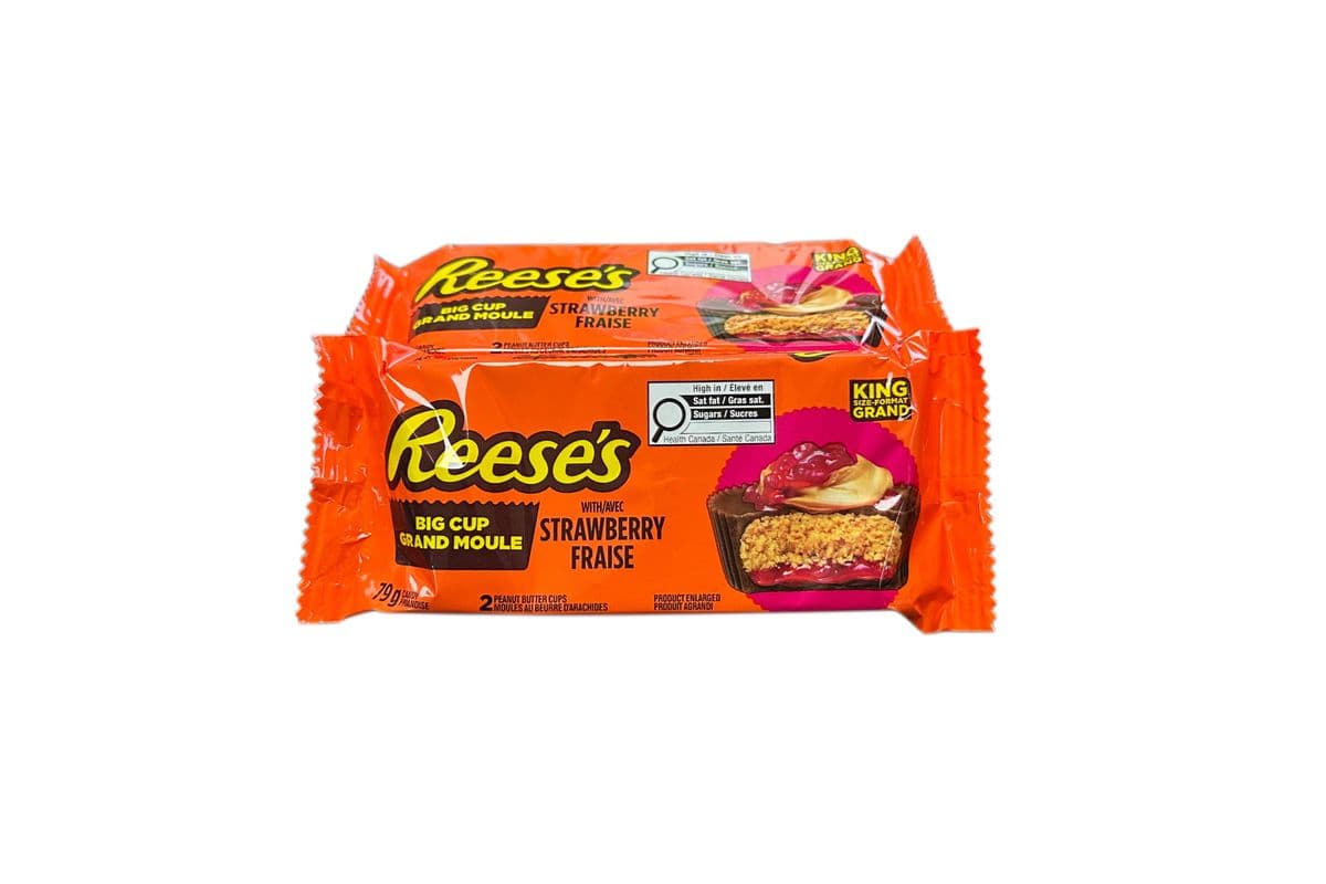 Reese Strawberry Fraise (79gm) (380 Cal)