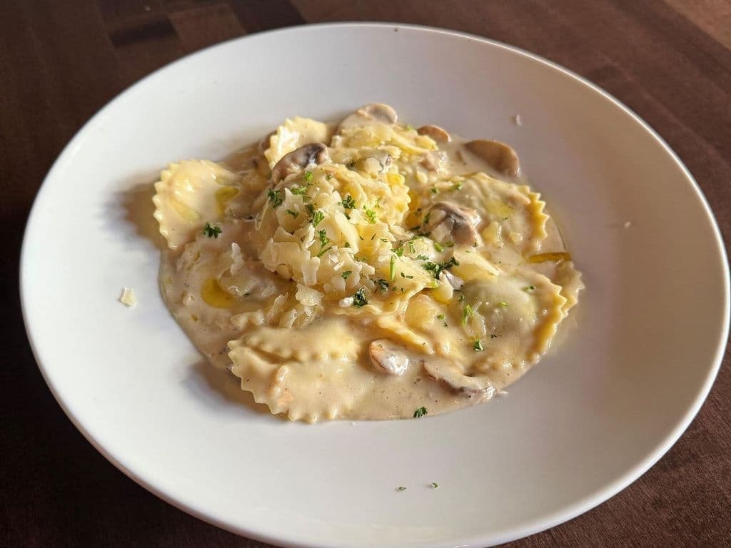 Ravioli Di Funghi Con Tartufo