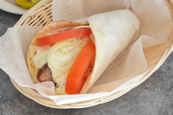 Pita au porc / Pork Pita