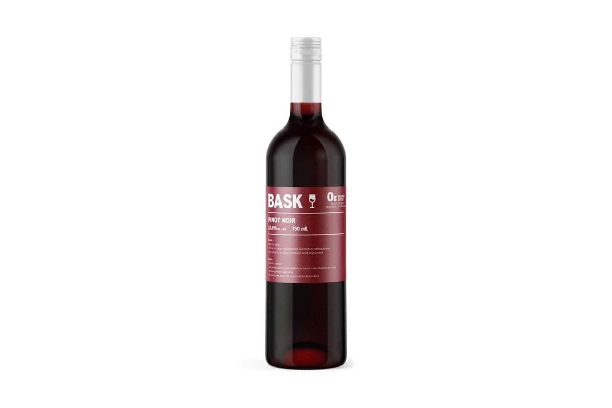 Bask Pinot Noir 0g Sugar (ca) (750 ml)🍁 (1 x 750ML)
