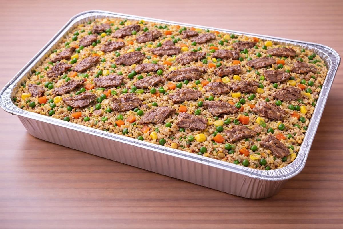 Beef Fried Rice Party Tray