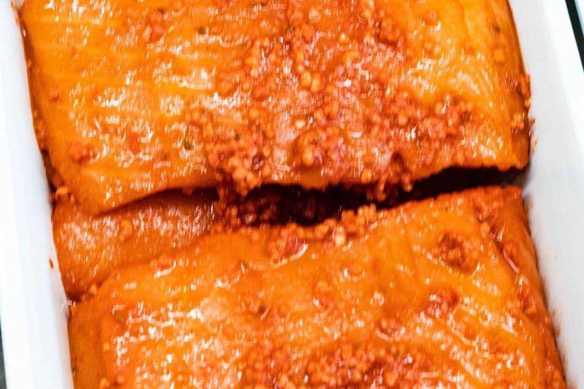 Marinated Tandoori Salmon Fish ( 1 lb)