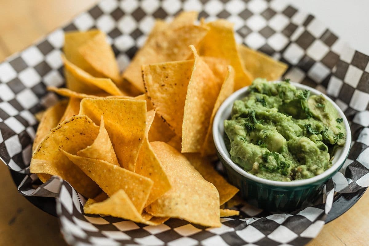 Guacamole and Tortilla Chips