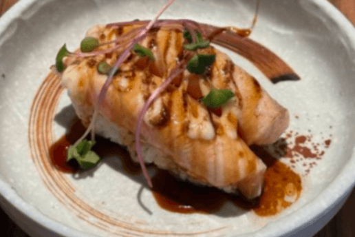 Fire Salmon Sushi