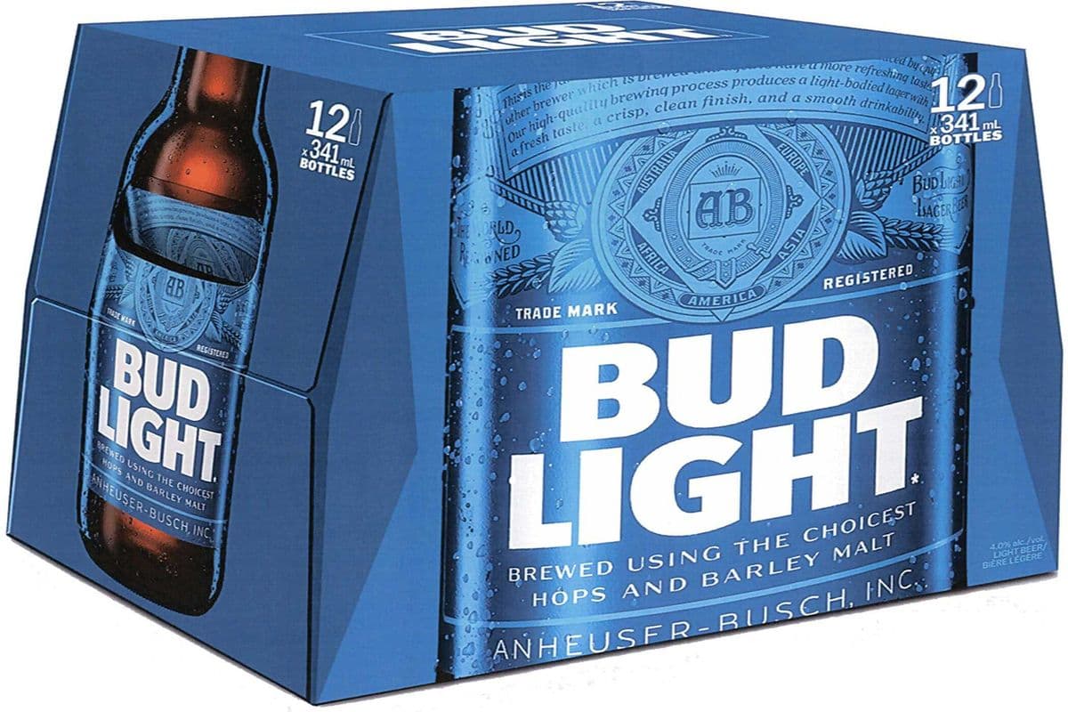 BUD LIGHT 12x341ML BTL (12 x 341ml)