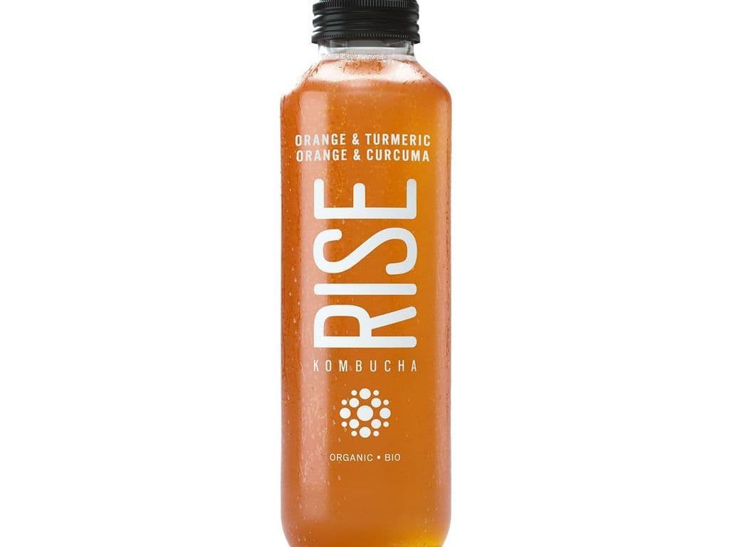 Rise Organic Kombucha Orange and Turmeric (Each 414 ml)