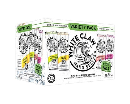 White Claw Variety Pack , 12 x 355 ml