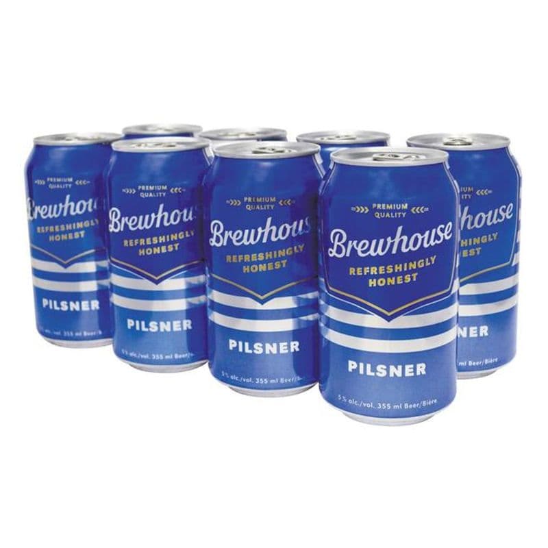 Brewhouse Pilsner (8 Pack) (8 x 355 ml Cans)