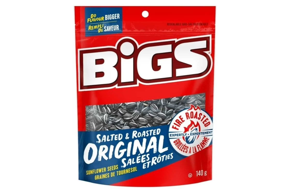 BiGS Salted & Roasted Original Sunflower Seeds, 140g (140 g)