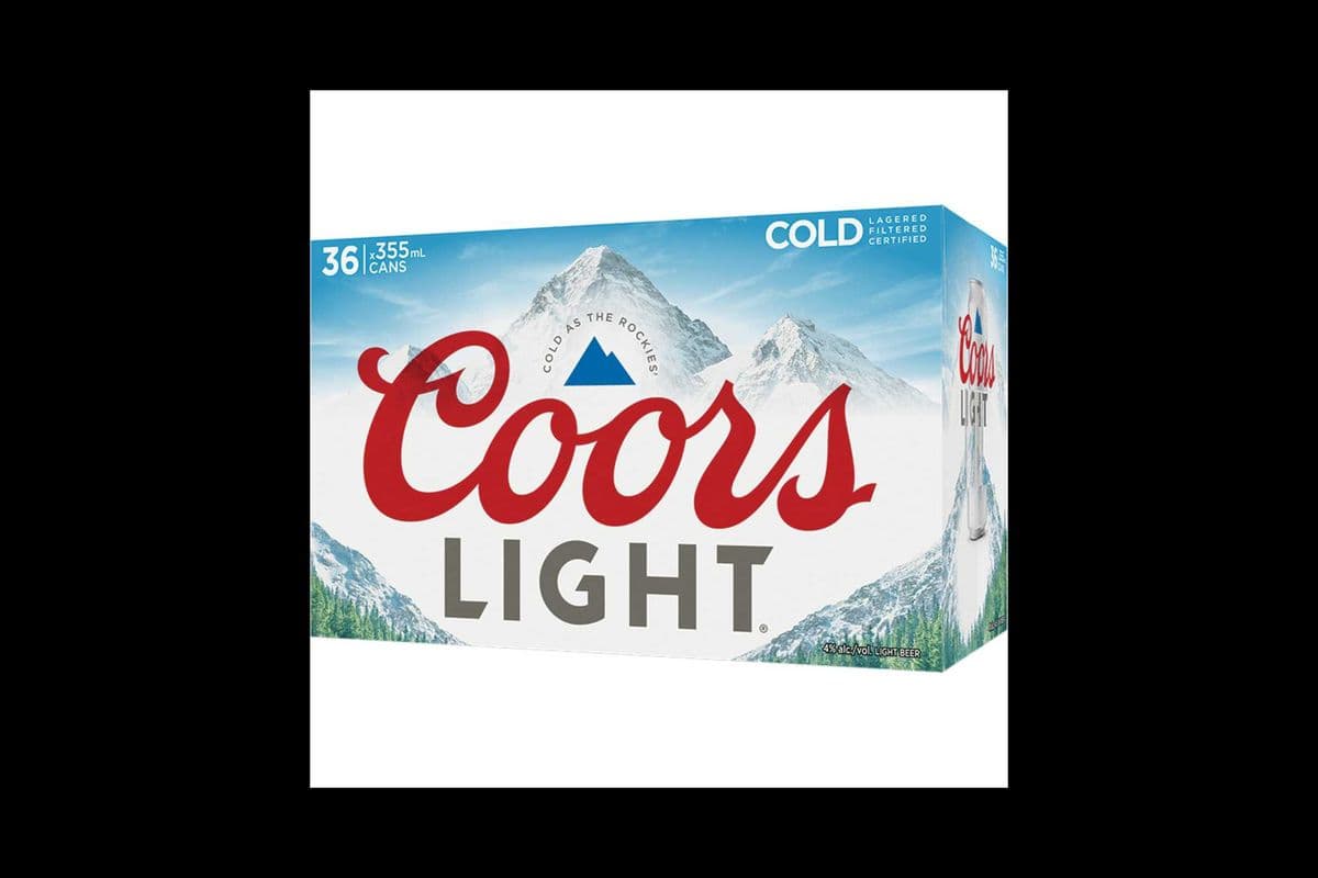 COORS LIGHT (36 x 355ML CANS) (36 x 355ML CANS)