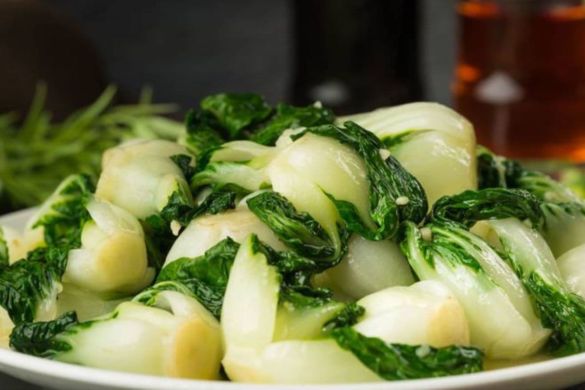 Stir-Fried Baby Bok Choy with Garlic