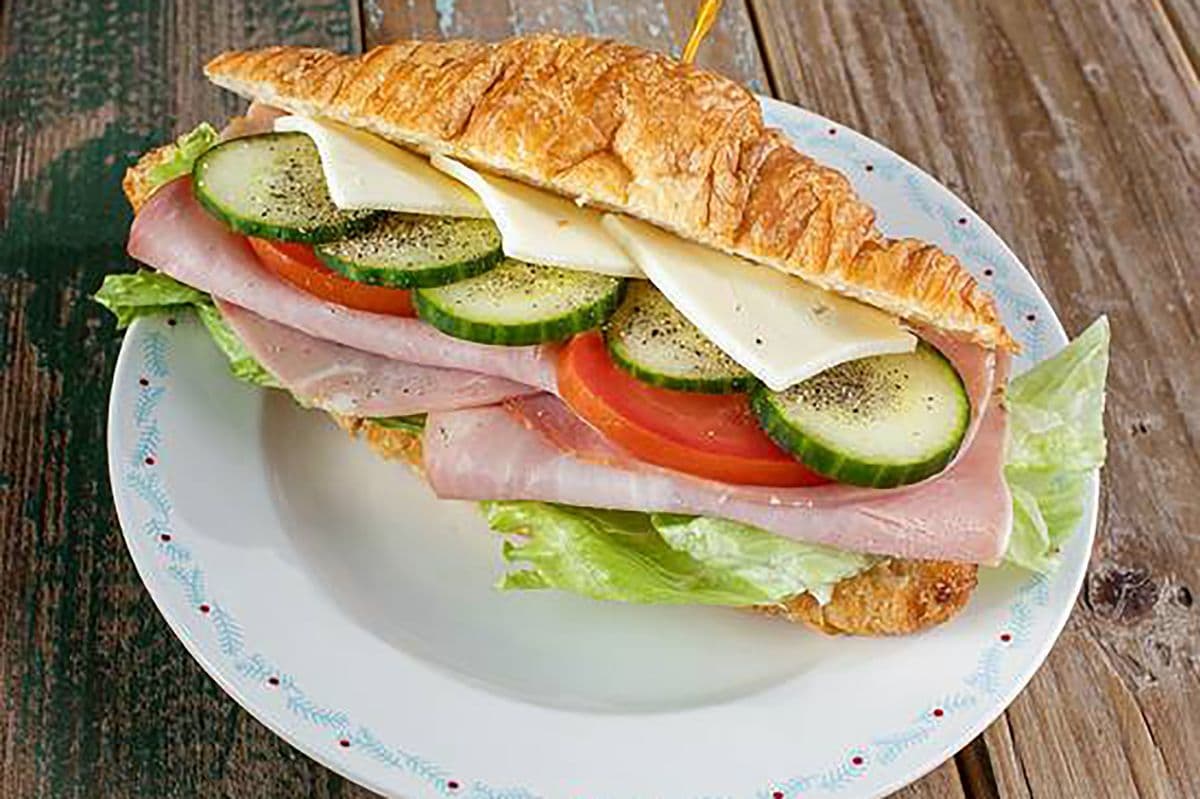 Ham Croissant Sandwich