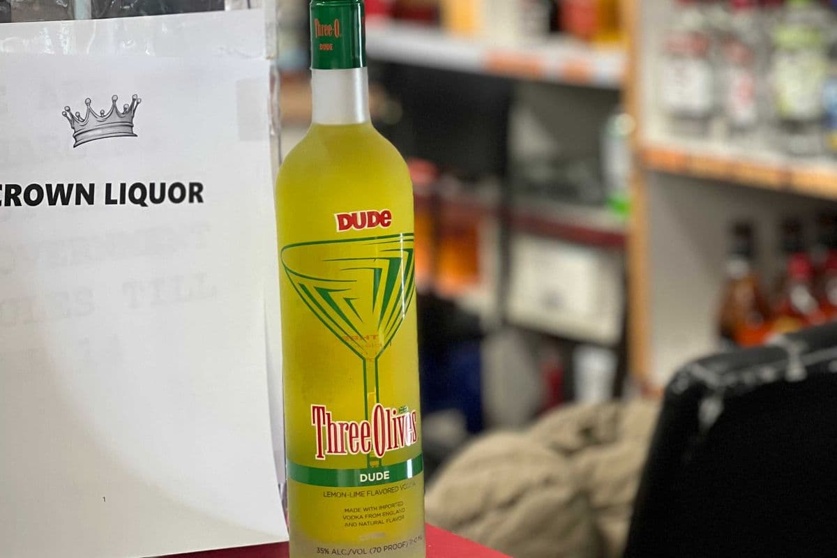 Three olives dude lemon vodka (1 x 750ml)