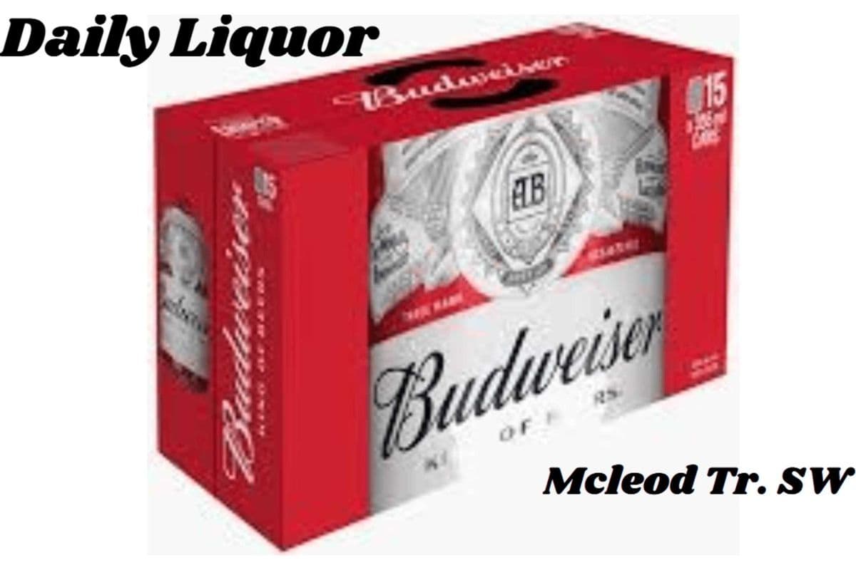 BUDWEISER 15 CANS (1 x 15 PCKS)