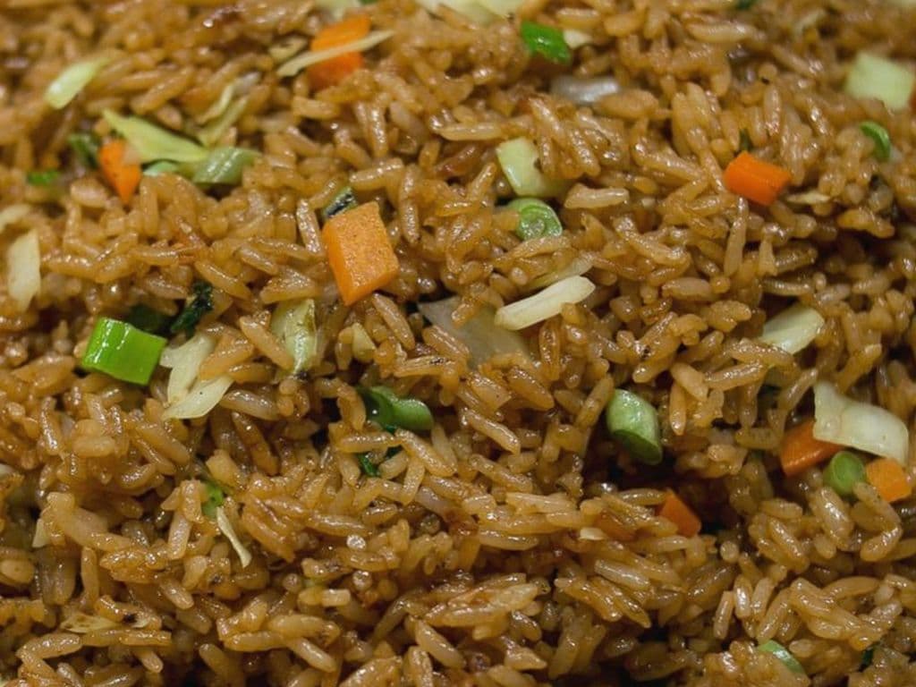 Vegetable Fried Rice (No Egg)
