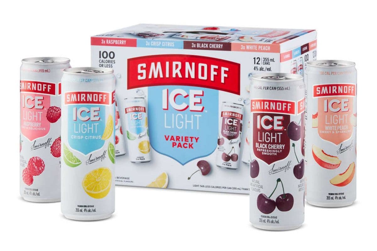 SMIRNOFF ICE LIGHT VARIETY (12 PACK) (12 x 355ML CAN)