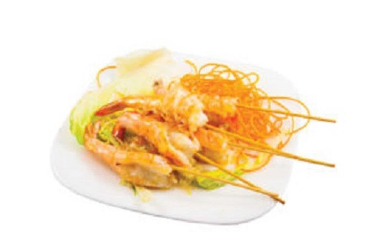 A10. Brochette de crevettes (3 mcx)