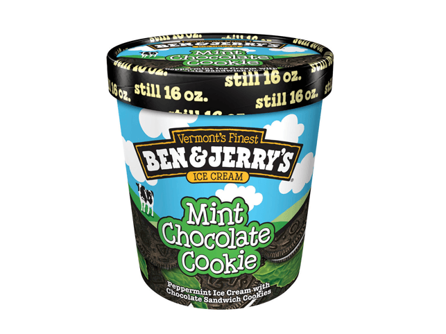 Ben & Jerry Menthe et Biscuits au Chocolat/  Mint Chocolate Cookie 473ml