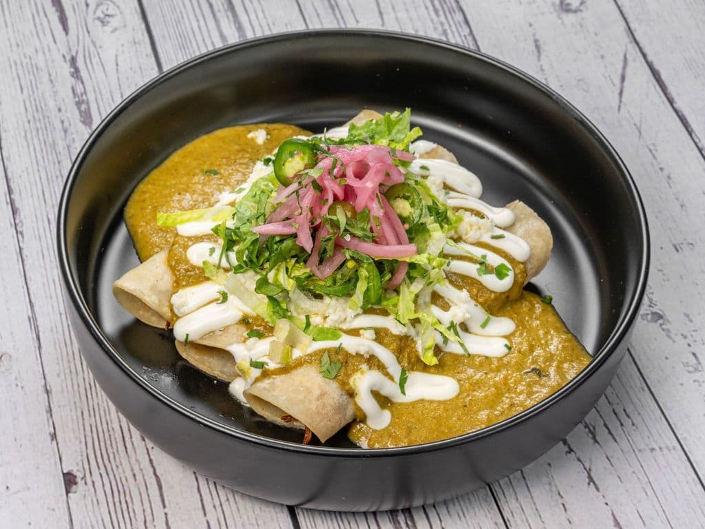 3 Beef Enchiladas Verde