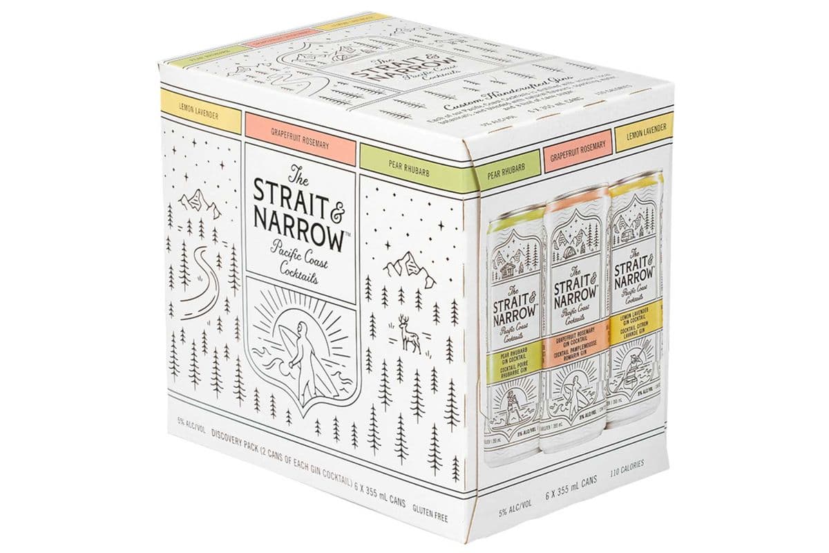 Strait And Narrow Discovery Gin (6 x 355 ml)