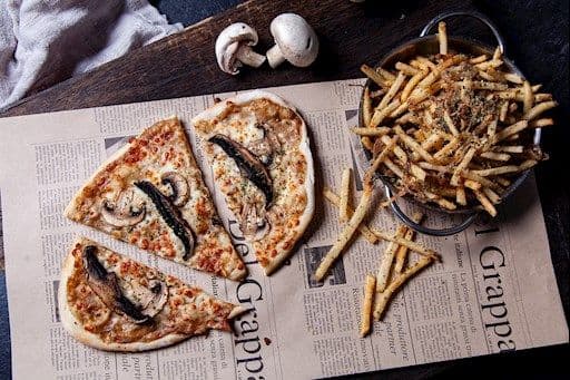 Duetto pizza Champignons et truffe / Duetto Mushrooms and Truffle Oil pizza