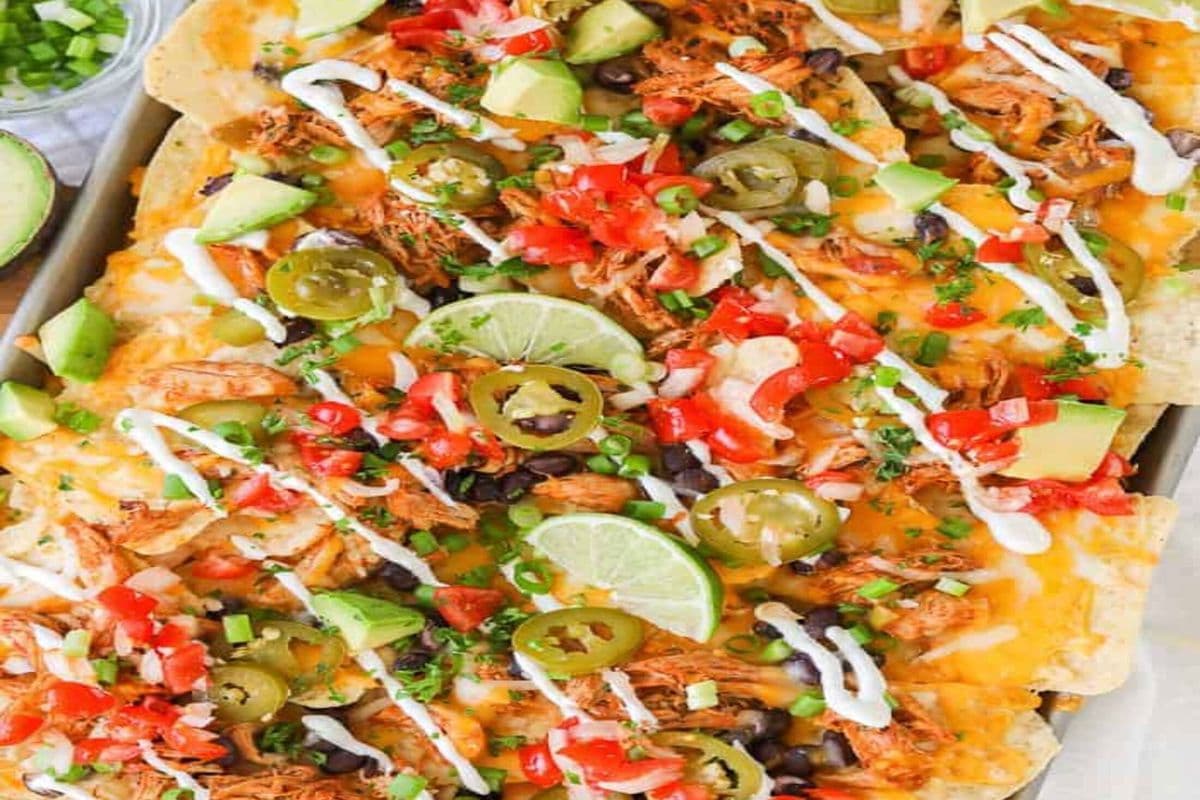 Beef nachos