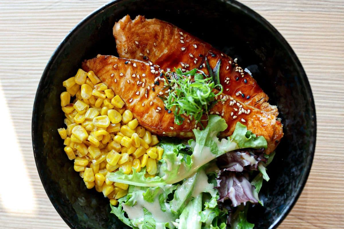 Teriyaki Salmon Donburi