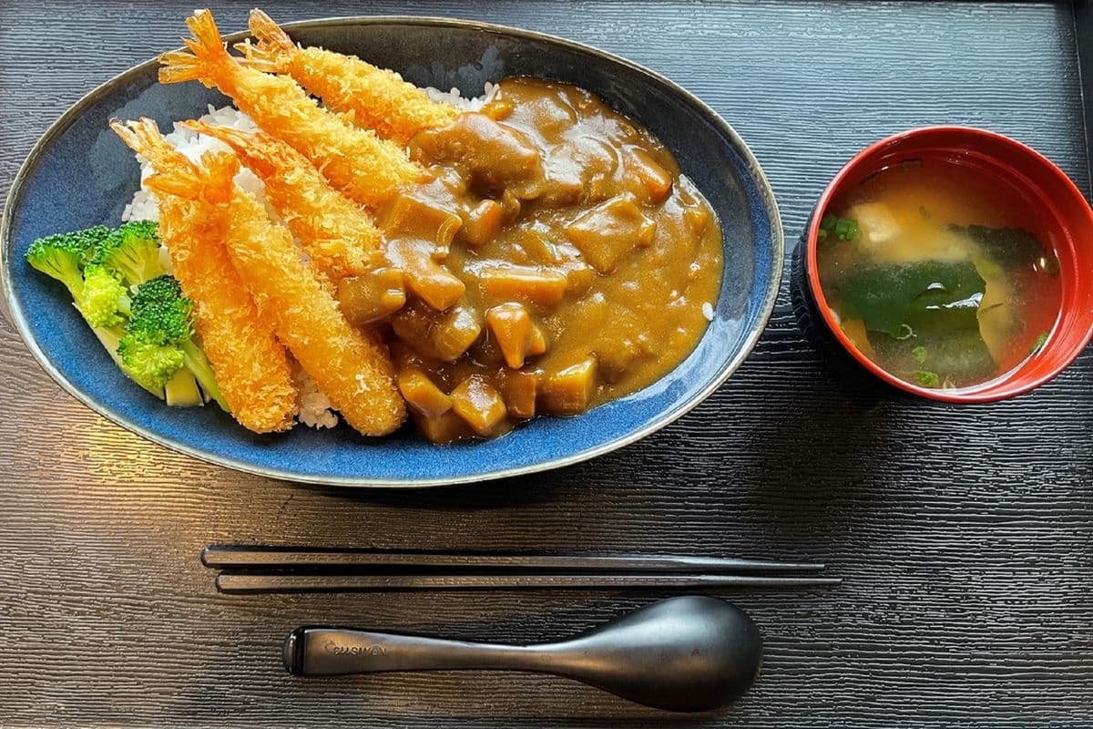 Curry Bread Shrimp Don