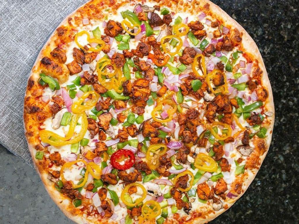 Butter Chicken Pizza