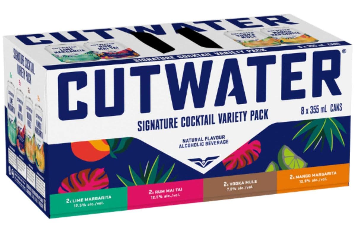 CUTWATER COCKTAIL MIXER (8 PACK) (8 x 355ML CAN)