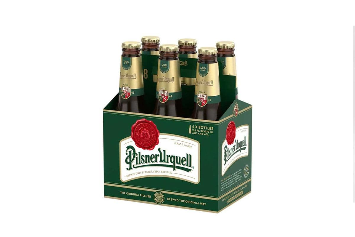 Pilsner Urquell Pale Lager, Czech Republic (6 Bottles) (1 x 6x330ml)