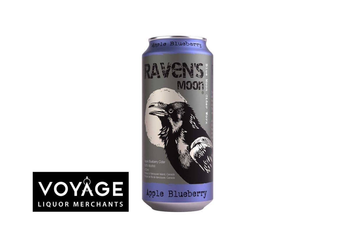Raven's Moon Apple Blueberry Cider (1 x 473ML)