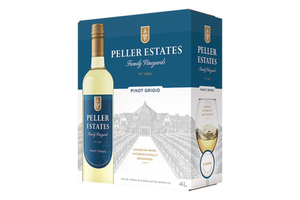 Peller Family Pinot Grigio (4L) (1 x 4000ml)