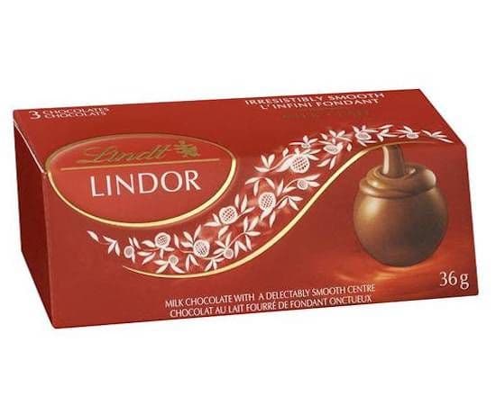Lindt Chocolat Lait Lindor 36g/ Lindor Milk Chocolate 36g