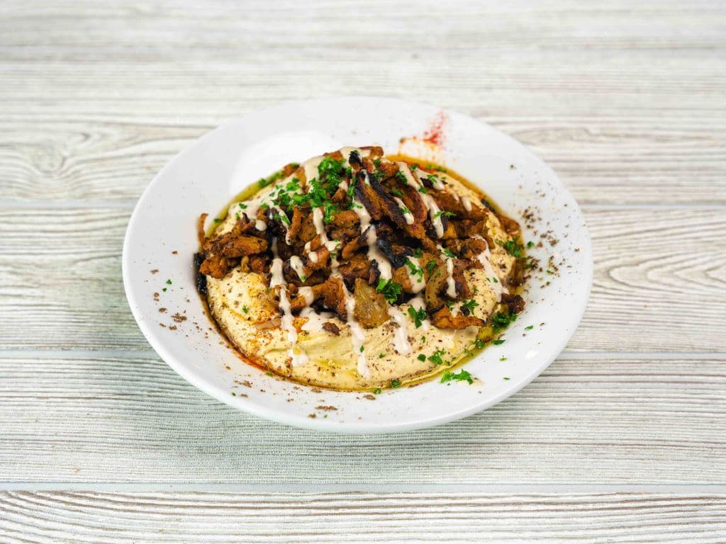 Shawarma Hummus Plate