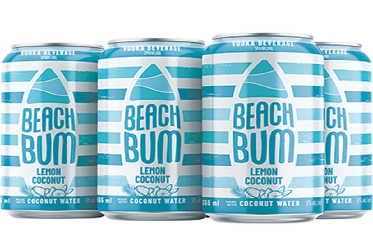 BEACH BUM LEMON COCONUT 6 CANS (6 x 355 ML)