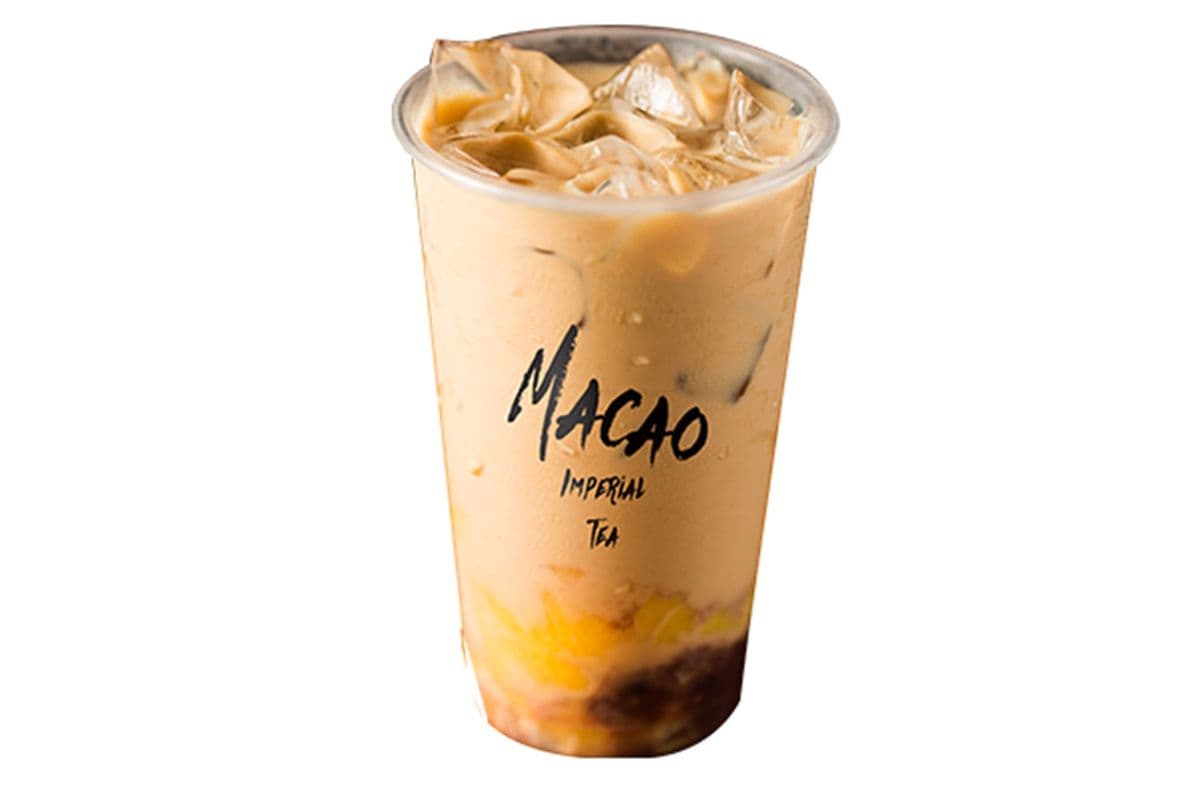 Red Bean Pudding Milk Tea