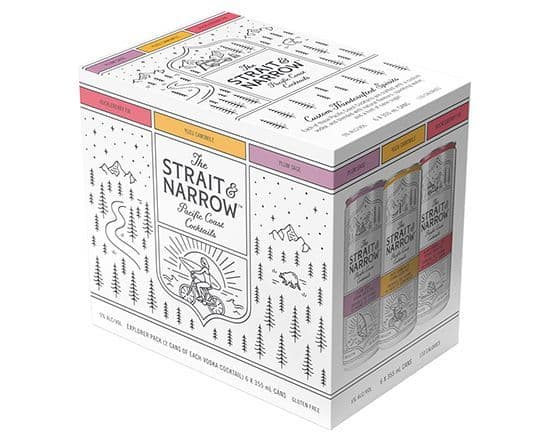 STRAIT & NARROW VODKA (6x355ML)