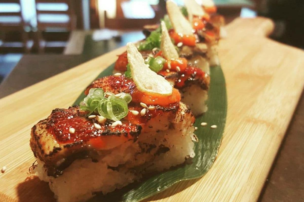 Spicy Unagi Oshi