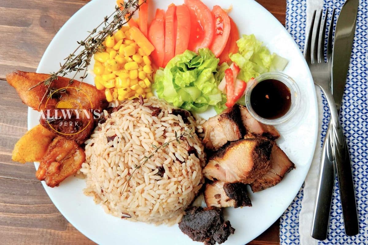 Large Jerk Pork Meal