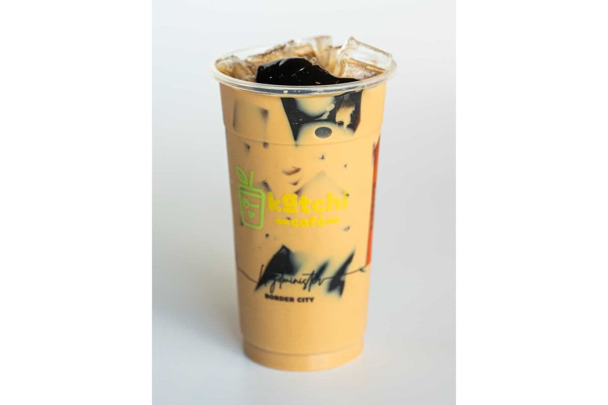 Grass Jelly Oolong Milk Tea (Non-Dairy) (710 ml)