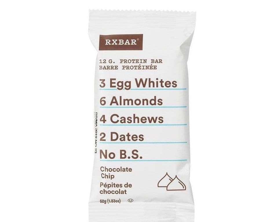 RXBAR PROTEIN BAR CHOCOLATE CHIP 52G