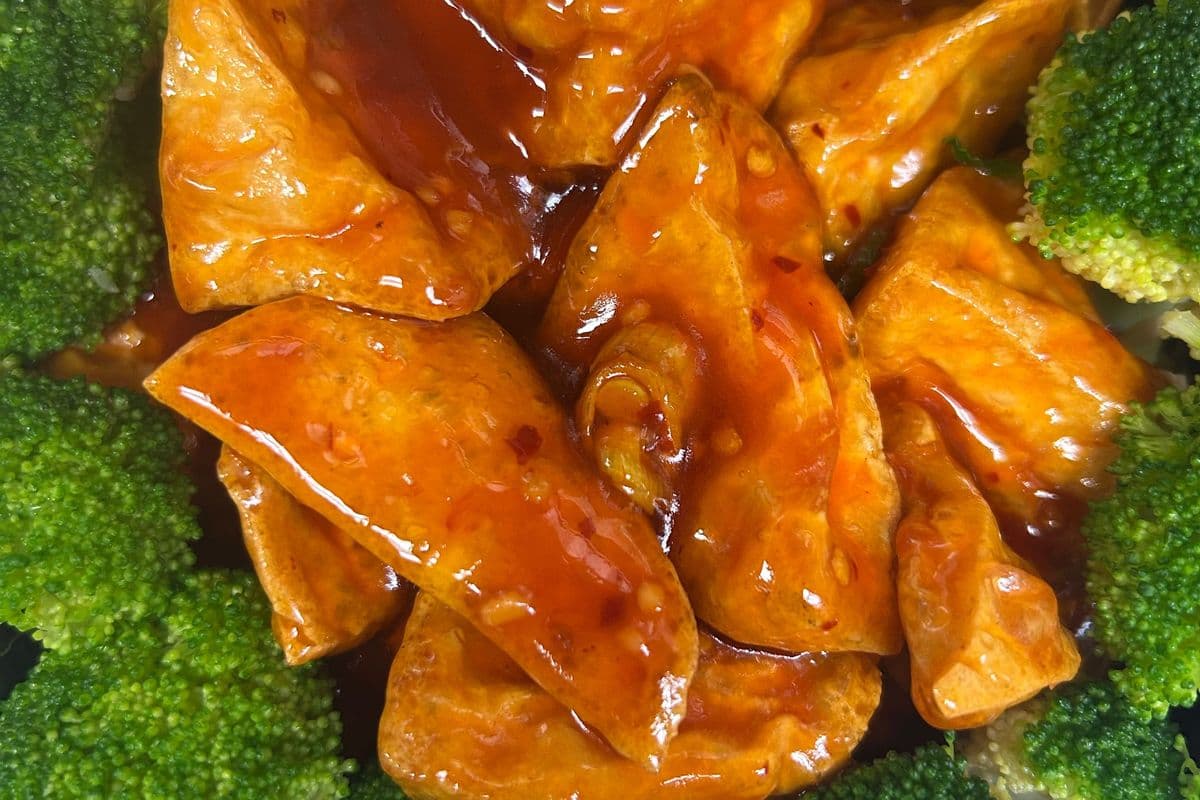149. Tofu with General Tso's Style