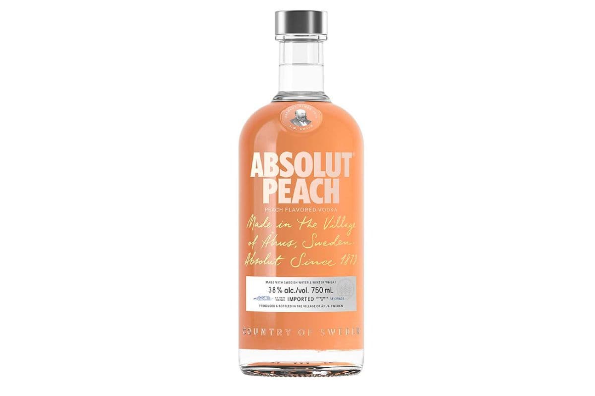 Absolut Peach Vodka (1 x 750mL)
