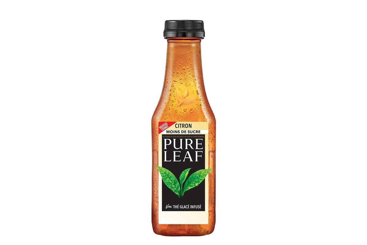 Thé Glacé Pure Leaf Citron Moins De Sucre (côté)